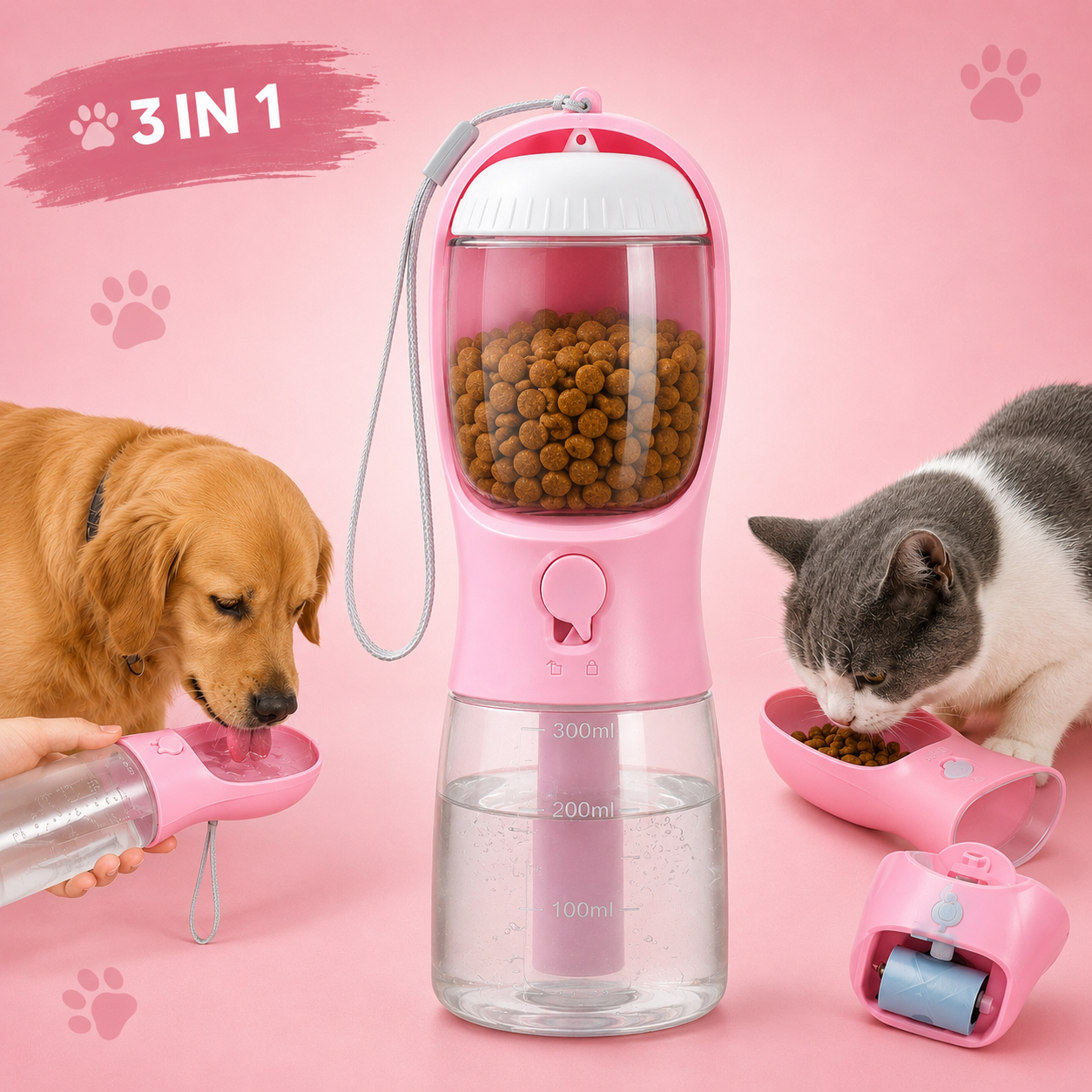 PetGo 3 in 1 Trinkbecher